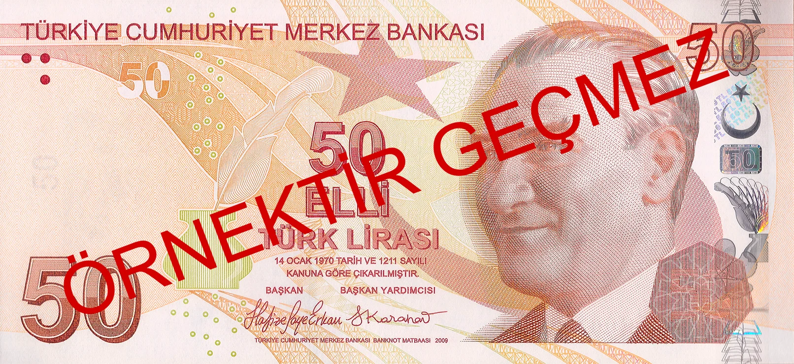 9.Emisyon 50 Türk Lirası VII.Tertip